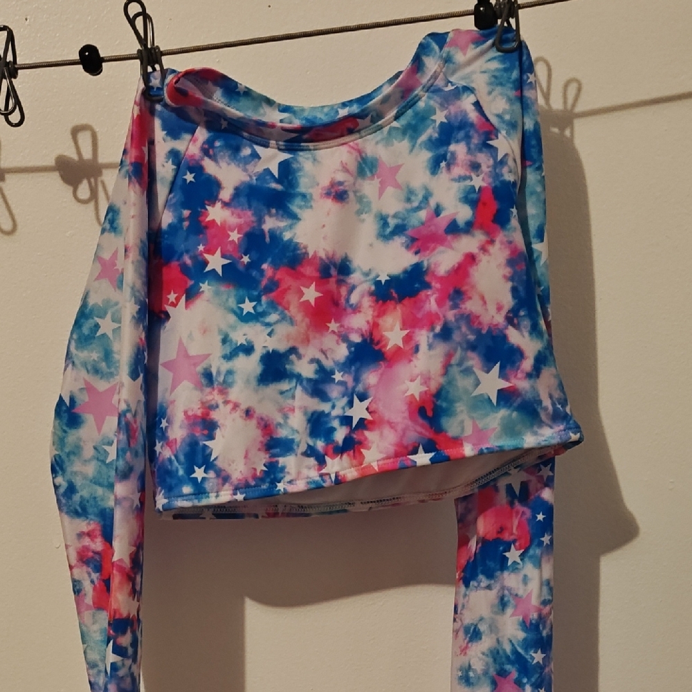 Cat & Jack Pink and Blue Star Bikini Set